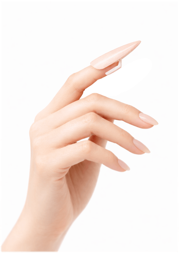 hand with beutifull nais